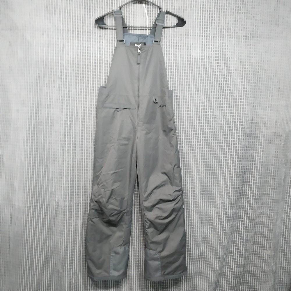 Arctix Snow Bibs Kids Insulated Winter Overalls M Gray